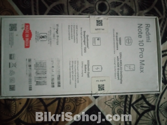 Redmi note 10pro max 8/128
